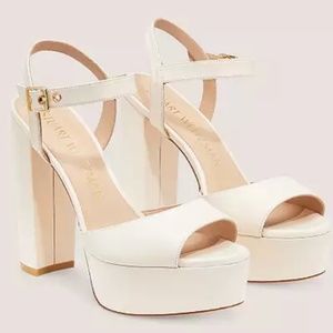 Stuart Weitzman Ryder 95 Platform Sandal - Seashell